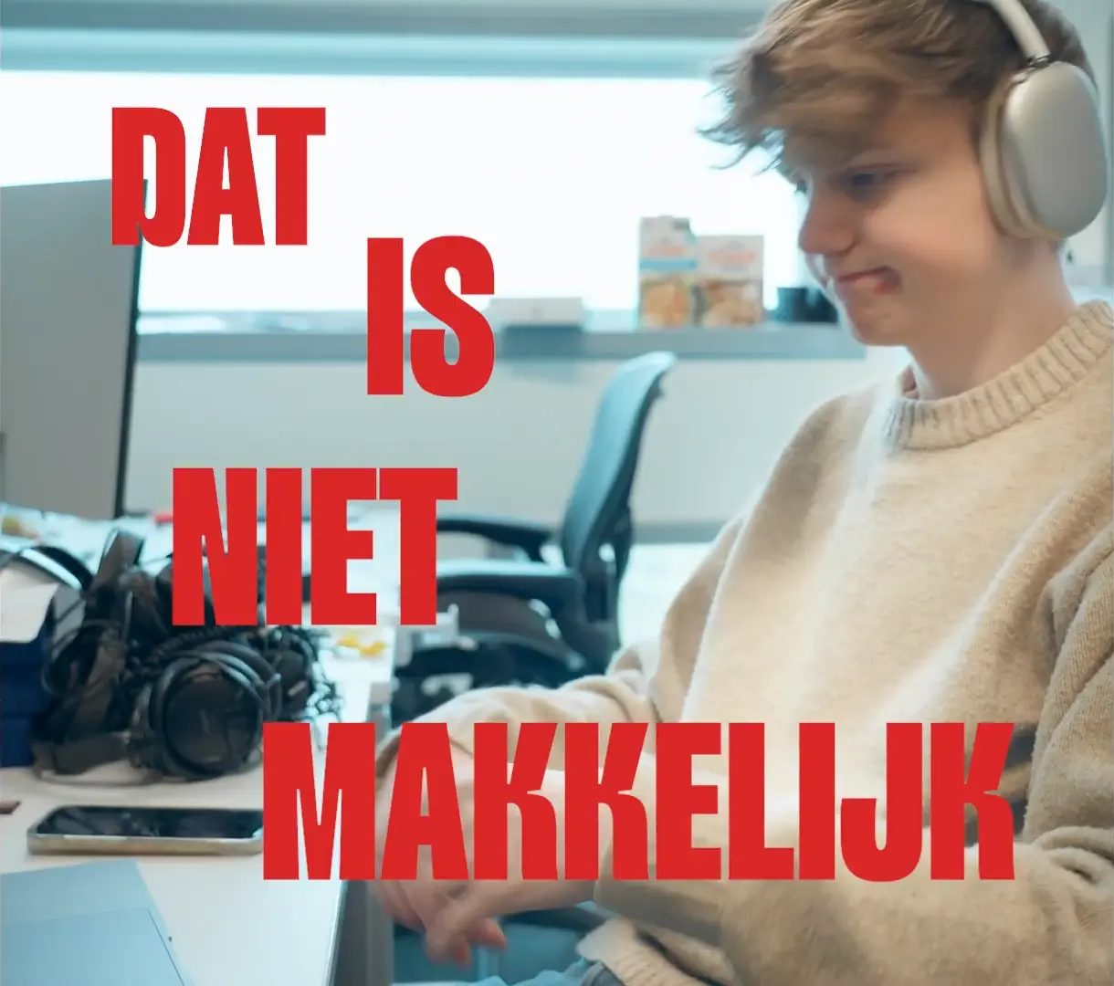 Titel: dat is niet makkelijk